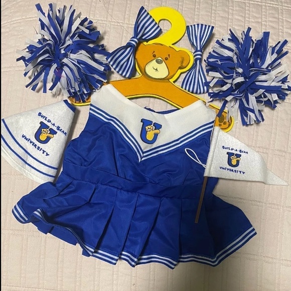 Build a Bear University Piece Cheerleader Outfit - Picture 1 of 2